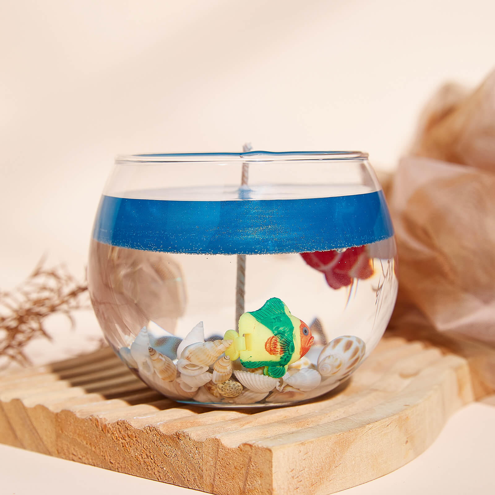 Ocean Serenity Candle Kit | DIY Coastal-Inspired Scented Gel Candle