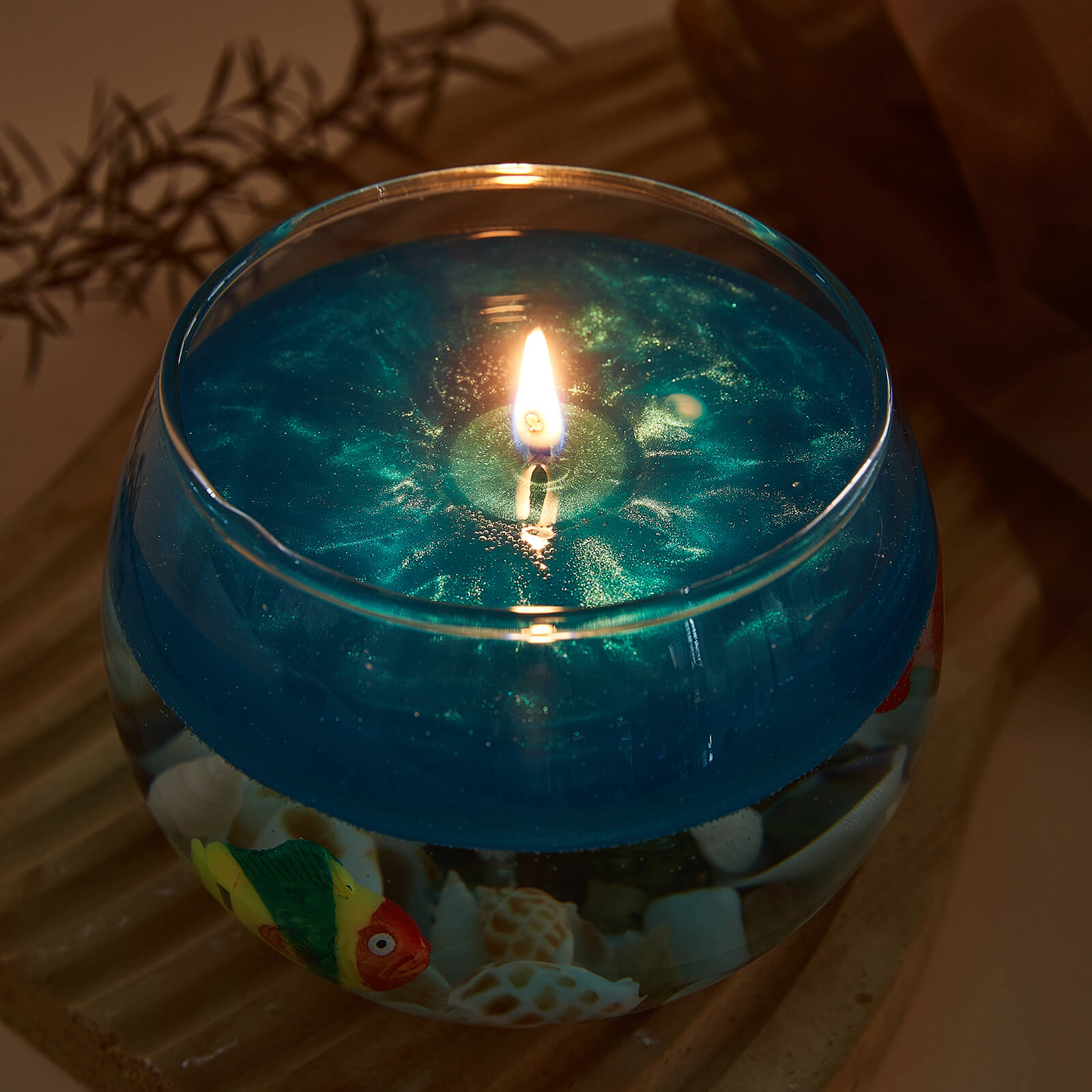 Ocean Serenity Candle Kit | DIY Coastal-Inspired Scented Gel Candle