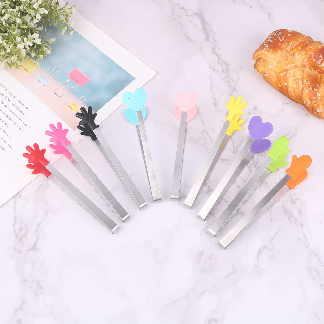 Durable Stainless Steel Candle Making Tongs – Easy to Clean, Heat Handling Tool