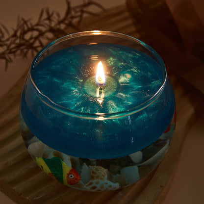 Ocean Serenity Candle Kit | DIY Coastal-Inspired Scented Gel Candle