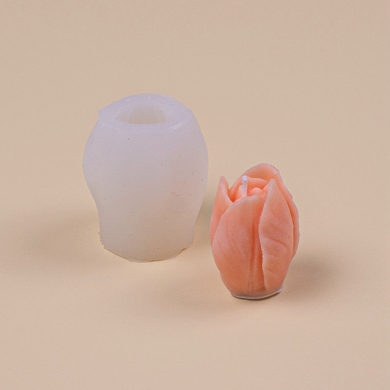 Tulip Candle Silicone Mold – Realistic Texture for DIY Gifts &amp; Beginners