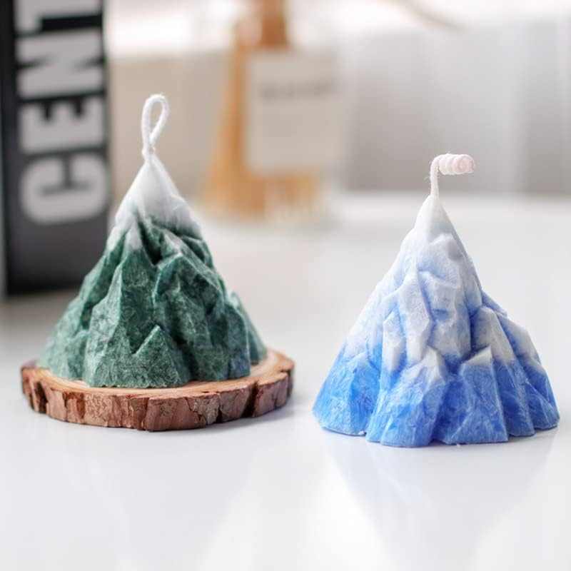 Iceberg Silicone Candle Mold - Bold 3D Design for Artistic DIY Soy Wax Creations